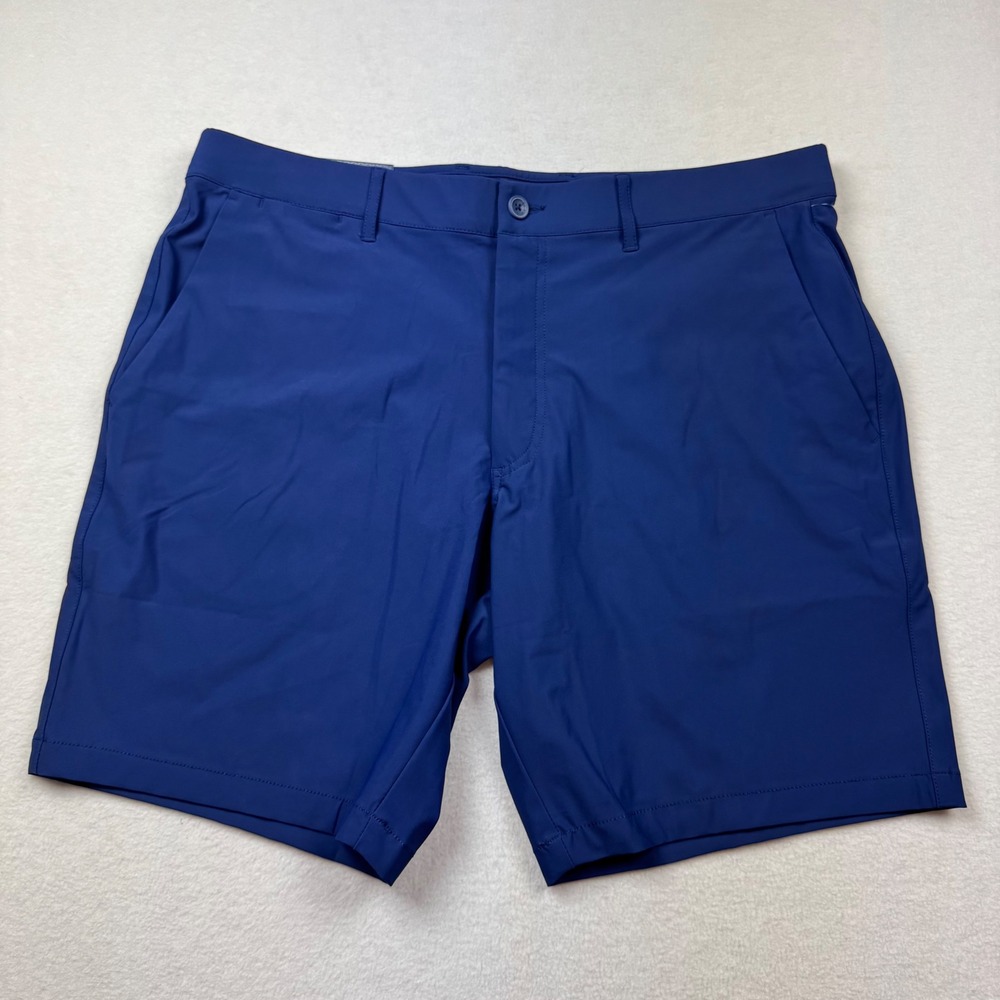 Holderness & Bourne Slater Golf Short Navy Blue Tailored Fit 9" Inseam Sz 36 NWT